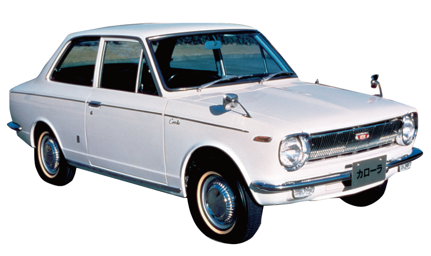画像：“初代カローラ