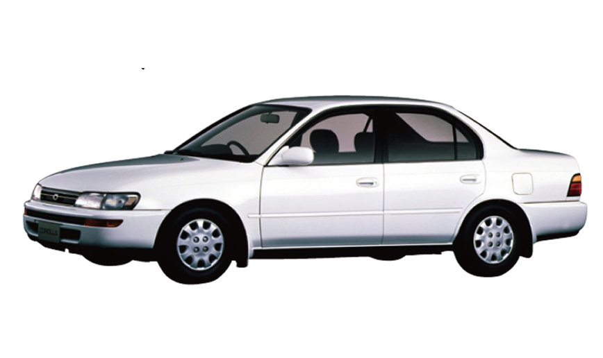 画像：大きな、愛のような、カローラ誕生　7代目カローラ