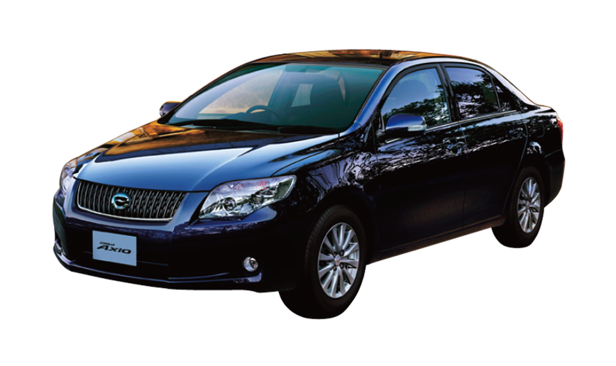 画像：新しい尺度。10代目カローラ