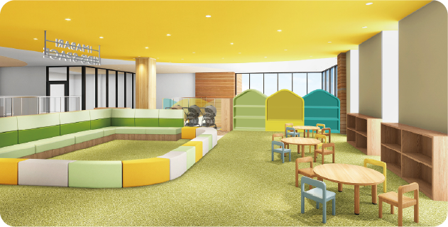 モビリティスクエア今治のキッズルーム