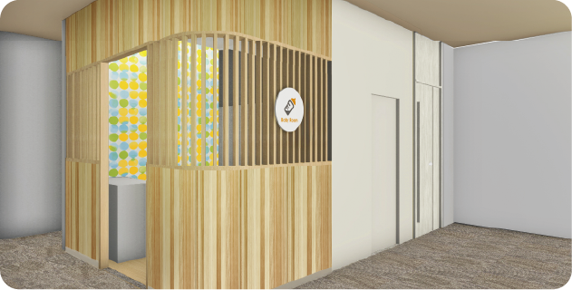 モビリティスクエア今治のベビールーム